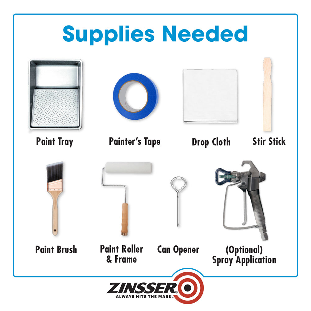 Prep, patch, prime and seal: Zinsser Bulls Eye 1-2-3 primer