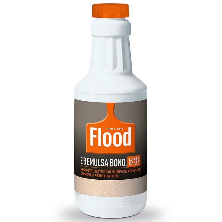 Flood E-B Emulsa Bond Exterior Latex-Based, Creamy White, Quart