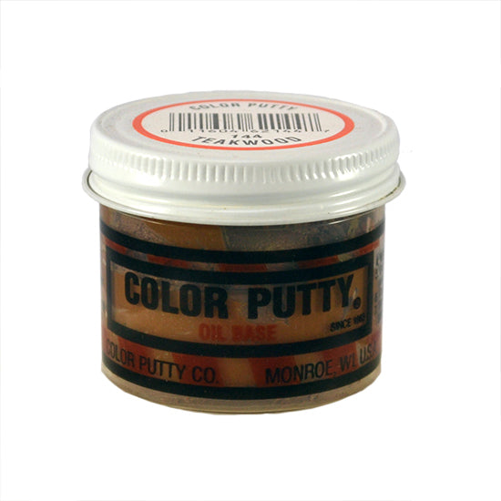Color Putty Oil-Based Wood Putty, Teakwood, 3.68 oz