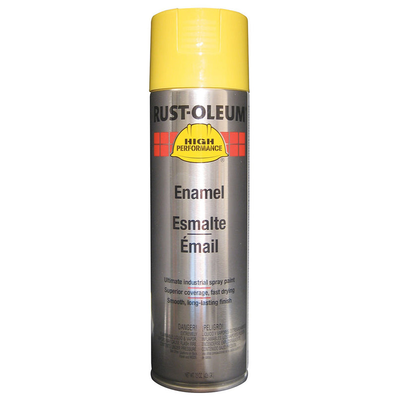 Rust Oleum High Performance Spray Hard Hat Enamel Safty Yellow Paint Project Weekend DIY