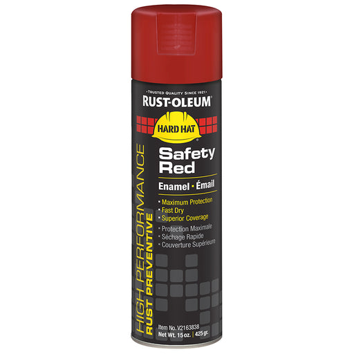 Rust Oleum High Performance Spray Hard Hat Enamel Safety Red Paint Project Weekend DIY