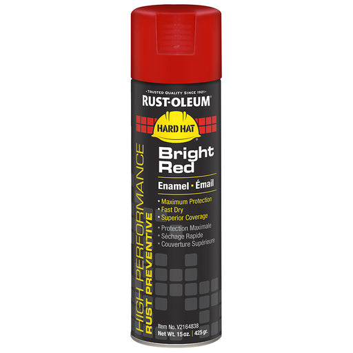 Rust Oleum High Performance Spray Hard Hat Enamel Bright Red Paint Project Weekend DIY
