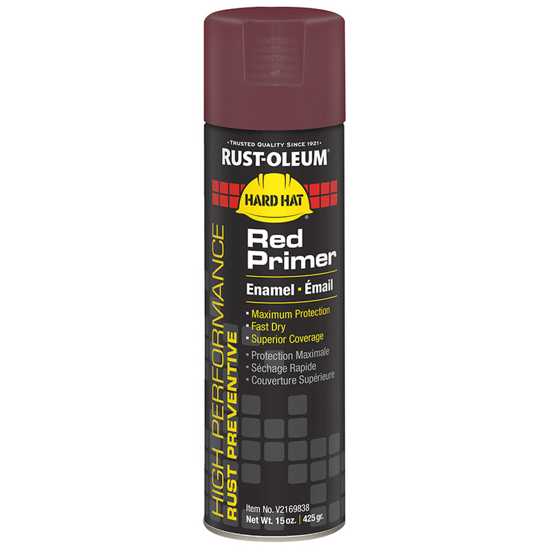 Rust-Oleum High Performance Enamel Spray, Red Primer, 15 oz