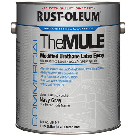 Rust Oleum Mule Cabinet & Trim Paint Navy Gray Gloss Gallon Project Weekend DIY