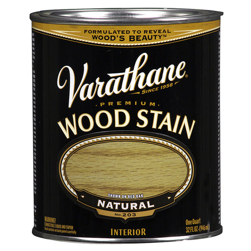 Varathane Premium Wood Stain, Natural, Quart