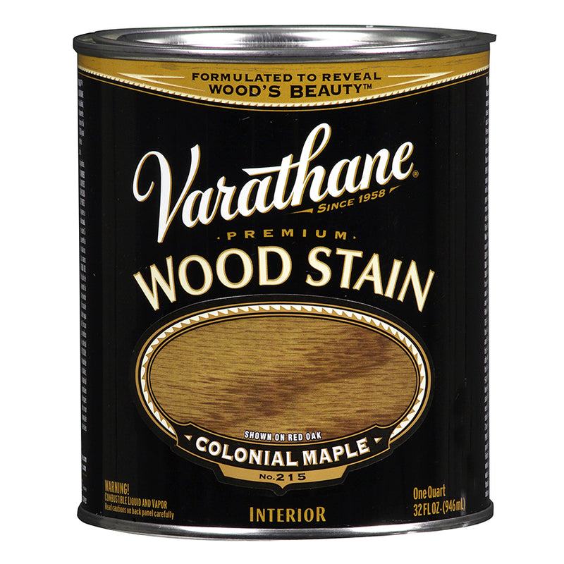 Varathane Premium Wood Stain, Colonial Maple, Quart
