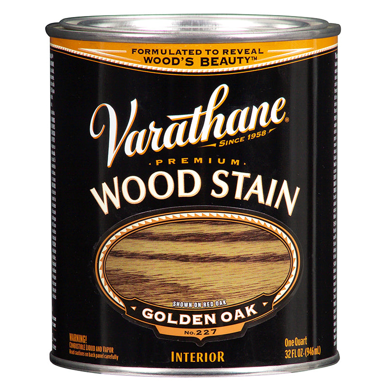 Varathane Premium Wood Stain, Golden Oak, Quart