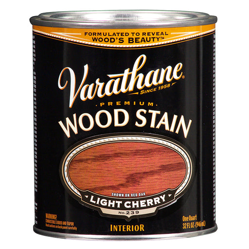 Varathane Premium Wood Stain, Light Cherry, Quart