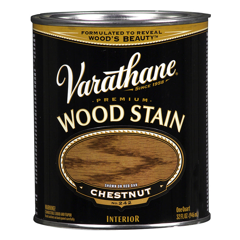 Varathane Premium Wood Stain, Chestnut, Quart