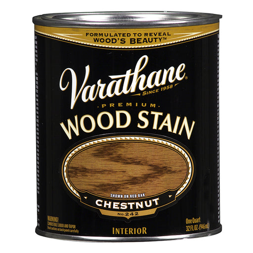 Varathane Premium Wood Stain, Chestnut, Quart