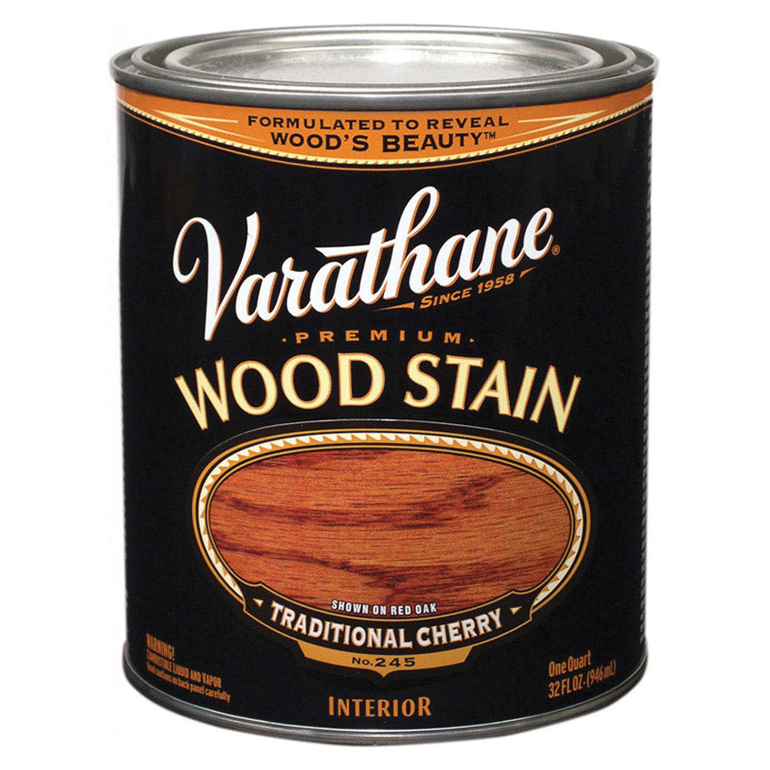 Varathane Premium Wood Stain, Traditional Cherry, Quart