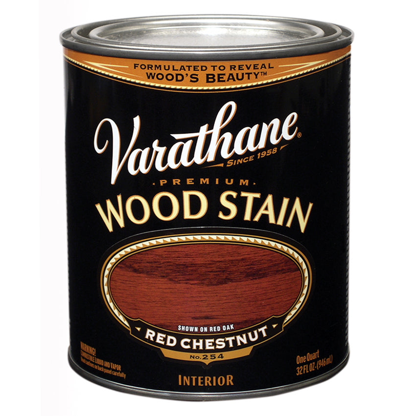 Varathane Premium Wood Stain, Red Chestnut, Quart