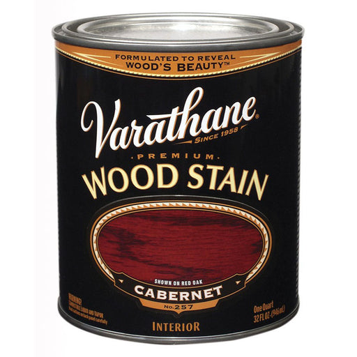 Varathane Premium Wood Stain, Cabernet, Quart