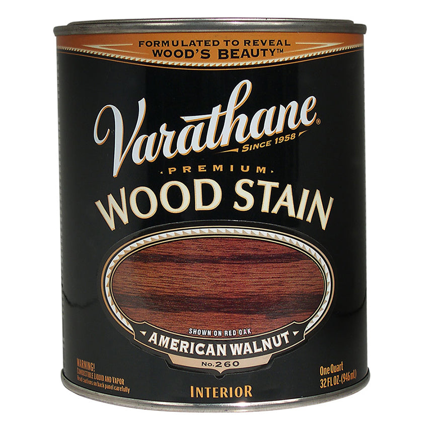 Varathane Premium Wood Stain, American Walnut, Quart