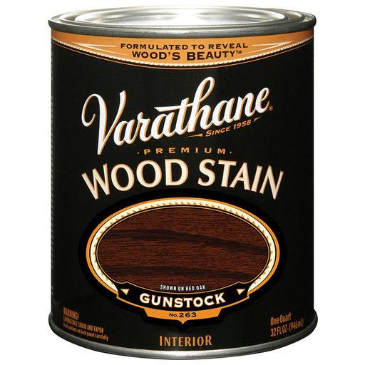 Varathane Premium Wood Stain, Gunstock, Quart
