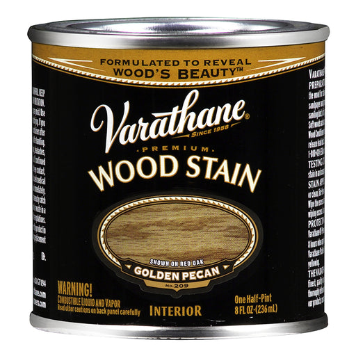 Varathane Premium Wood Stain, Golden Pecan, Half Pint