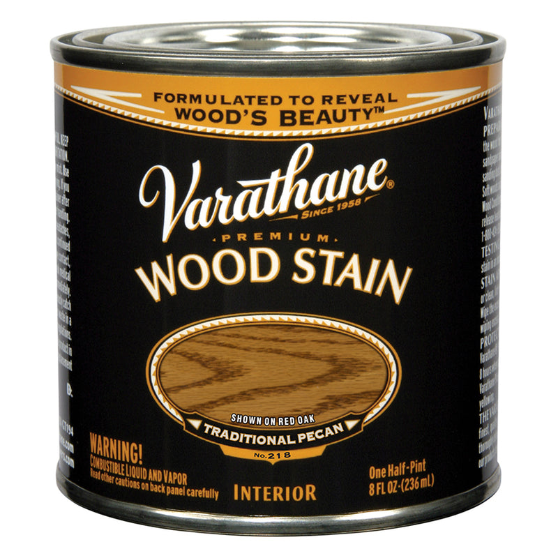 Varathane Premium Wood Stain, Traditional Pecan, Half Pint