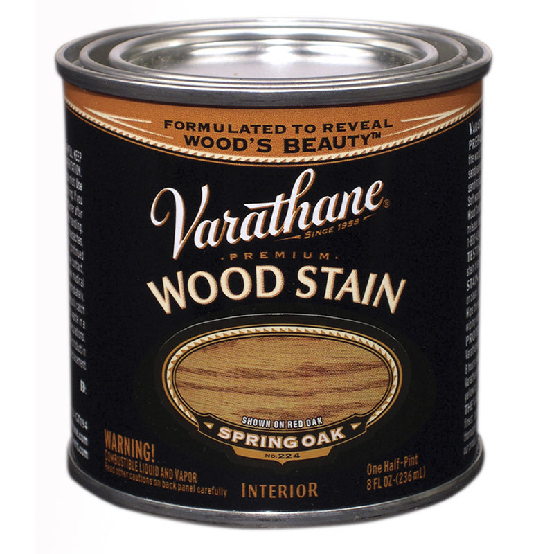 Varathane Premium Wood Stain, Spring Oak, Half Pint
