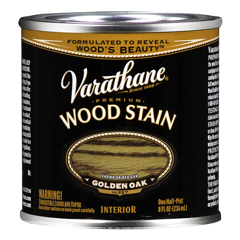 Varathane Premium Wood Stain, Golden Oak, Half Pint