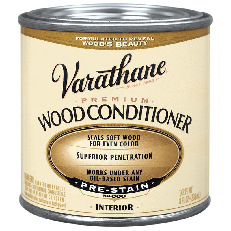 Varathane Premium Wood Conditioner, Clear, Half Pint