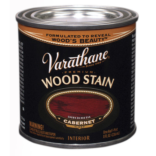 Varathane Premium Wood Stain, Cabernet, Half Pint