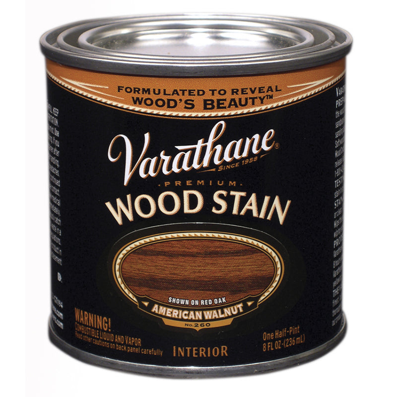 Varathane Premium Wood Stain, American Walnut, Half Pint