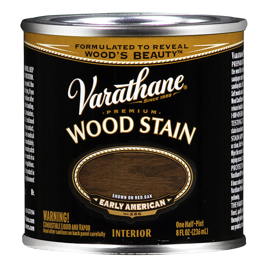 Varathane Premium Wood Stain, Early American, Half Pint