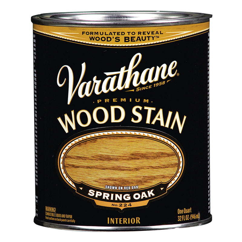 Varathane Premium Wood Stain, Spring Oak, Quart