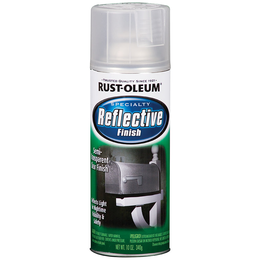 Rust-Oleum Specialty Reflective Spray Paint, Clear, 10 oz
