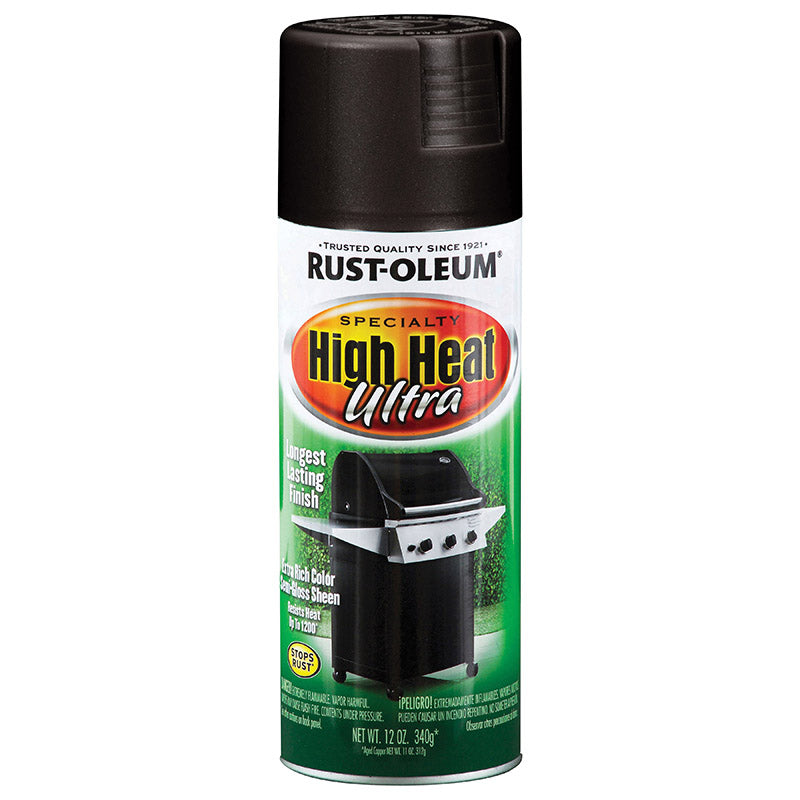 Rust Oleum Specialty Spray Rustlm Hi Heat Ultra Black Anti High Paint Project Weekend DIY