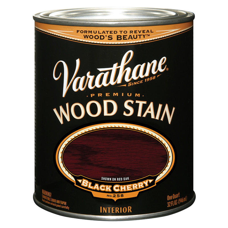 Varathane Premium Wood Stain, Black Cherry, Quart