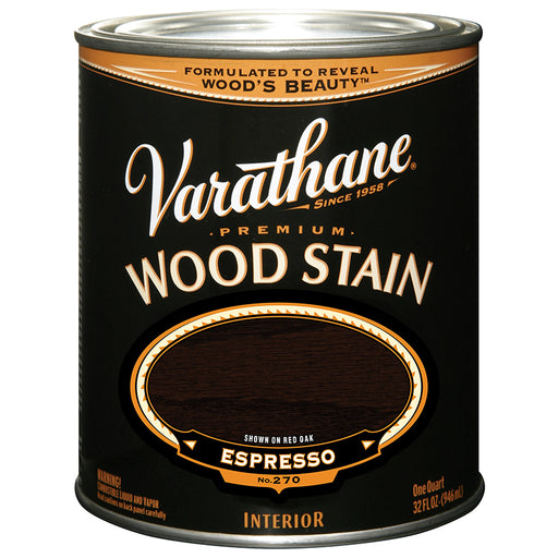 Varathane Premium Wood Stain, Espresso, Quart