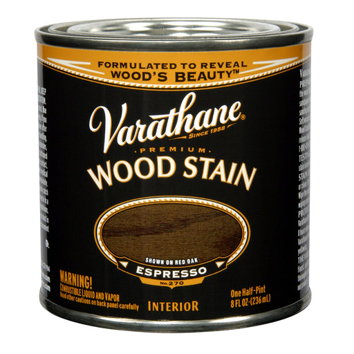 Varathane Premium Wood Stain, Espresso, Half Pint