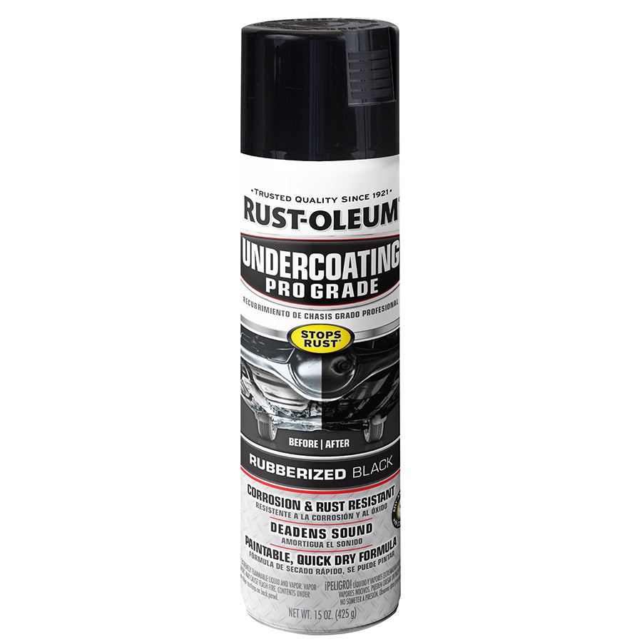 Rust-Oleum Automotive Professional Rubberized, Black, 15 oz