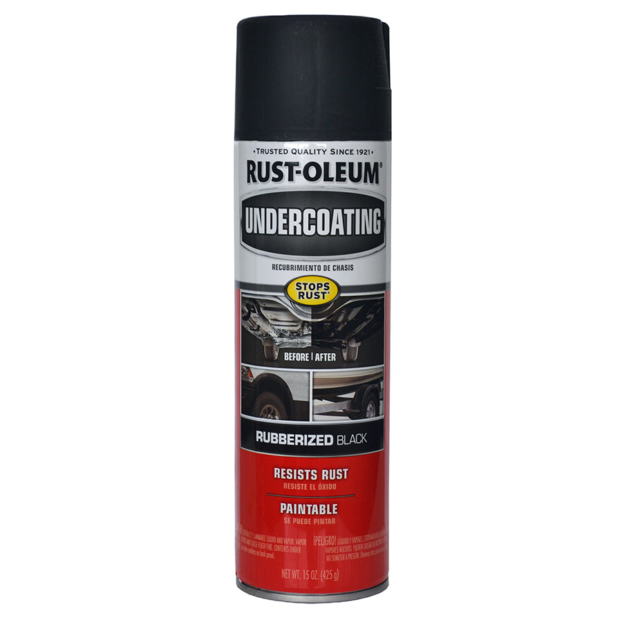 Rust-Oleum Automotive Rubberized Undercoating, Black, 15 oz