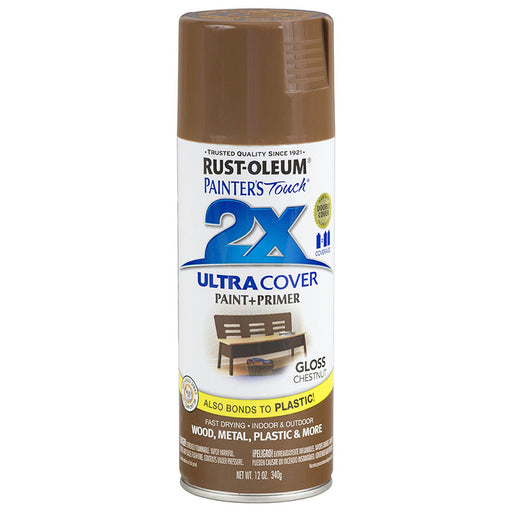 Rust Oleum Painter's Touch 2x Gloss Chestnt Spray Project Weekend DIY