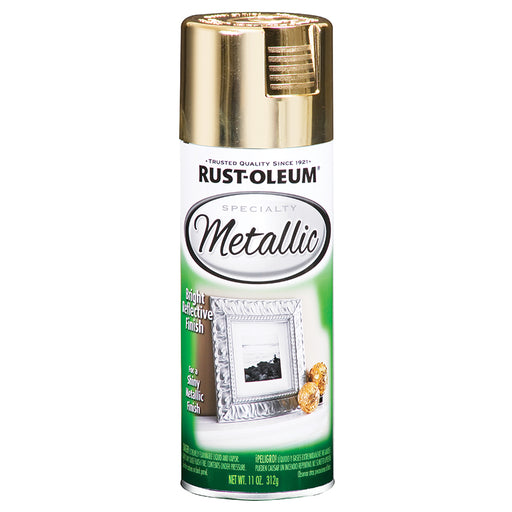 Rust Oleum Specialty Spray Gold Metallic Paint Project Weekend DIY