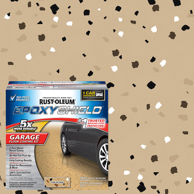 Rust-Oleum EpoxyShield Garage Floor Coating Kit Tan product image