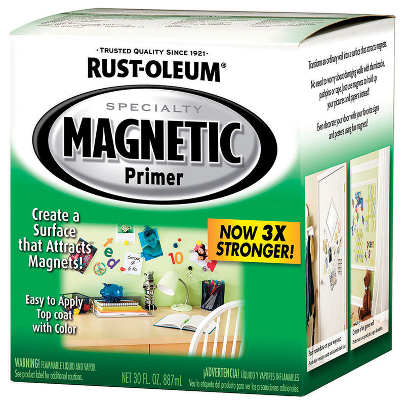 Rust-Oleum Specialty Magnetic Primer, Dark Gray, Quart