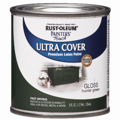 Rust-Oleum Painter's Touch 2X Enamel, Gloss Hunter Green, Half Pint