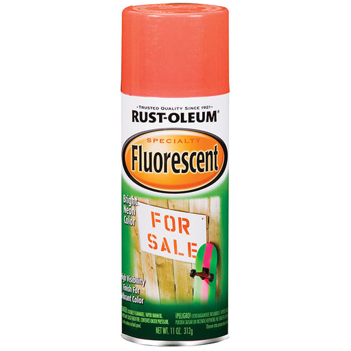 Rust Oleum Specialty Spray Flrscnt Red Orange Fluorescent Paint Project Weekend DIY