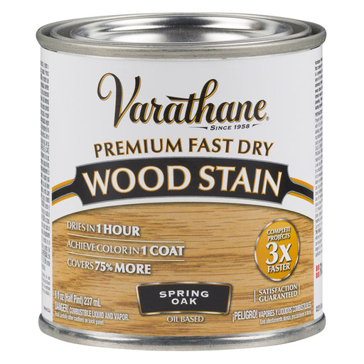 Varathane Premium Fast Dry Wood Stain, Spring Oak, Half Pint