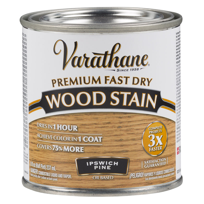 Varathane Premium Fast Dry Wood Stain, Ipswich Pine, Half Pint
