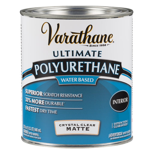 Varathane Soft Touch Polyurethane, Clear Matte, Quart
