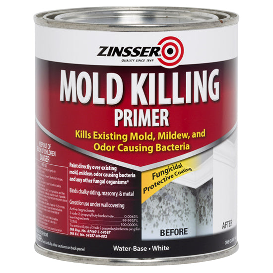 Zinsser Mold Killing Primer Quart Project Weekend DIY