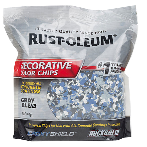 Rust-Oleum EpoxyShield Gray Blend Decorative Color Chips 1 lb product image