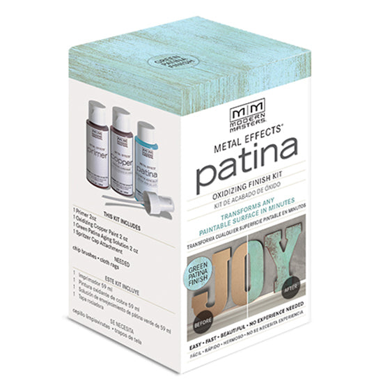 Modern Masters Metal Effects Craft Kit GREEN PATINA 2 oz product image
