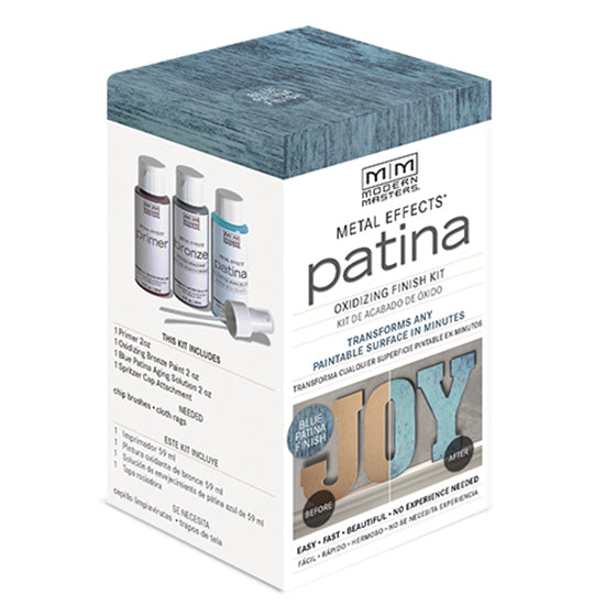 Modern Masters Metal Effects Craft Kit BLUE PATINA 2 oz product image