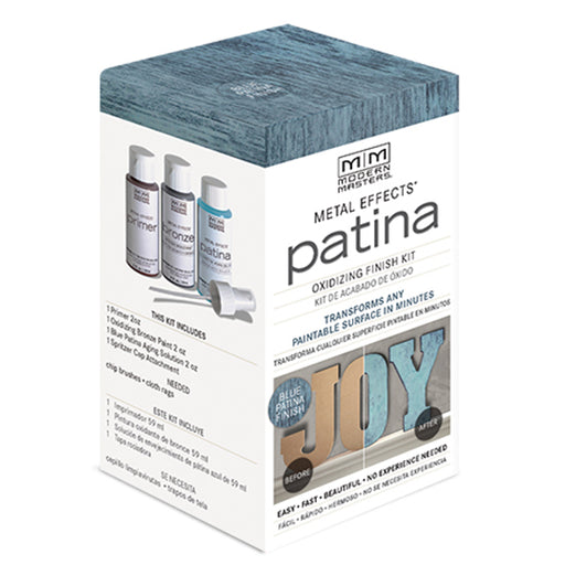 Modern Masters Metal Effects Craft Kit BLUE PATINA 2 oz product image