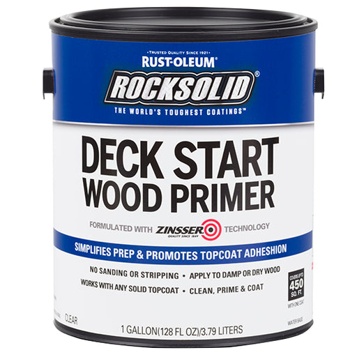 Rust-Oleum RockSolid Deck Start Wood Primer Clear 1-Gal product image